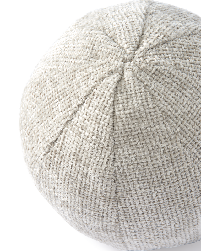cushion ball ecru S, White, large