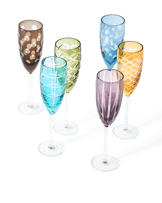 Cuttings Champagne Glasses