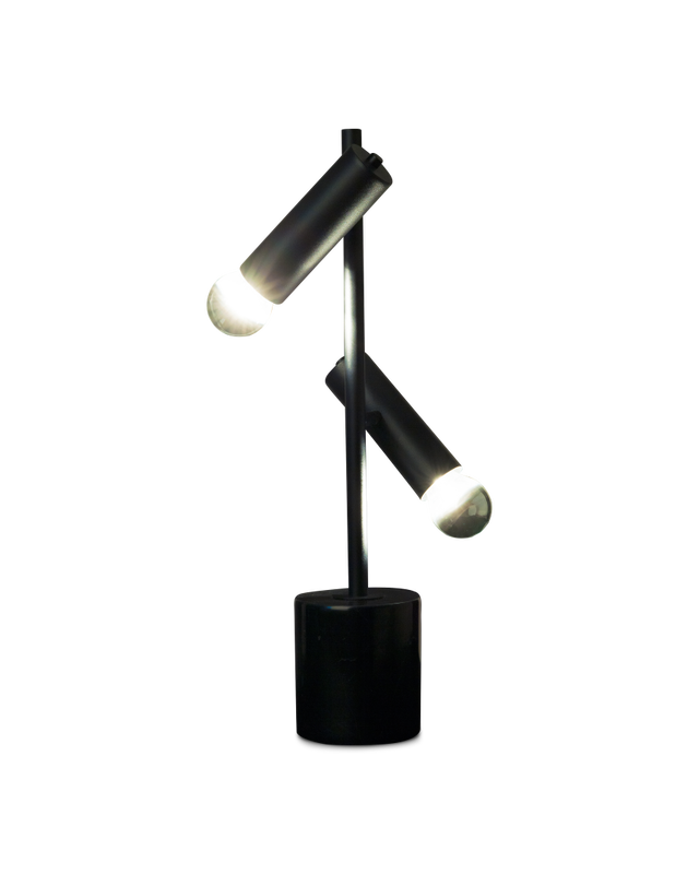 Table lamp Spotty black, Black, large