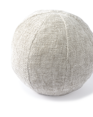 cushion ball ecru L, White, medium