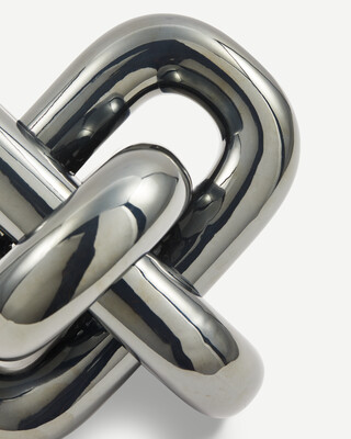 chain moving metallic, Dark grey, medium