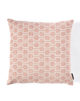 cushion geometric blue 45x45, Light pink, small