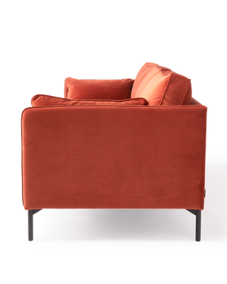 Sofa PPno.2 XL velvet rust, Rust red, medium
