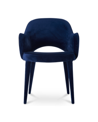 Chair arms Cosy velvet blue, Dark blue, medium