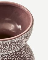 vase Boolb dots dk.green M, Dark purple, small