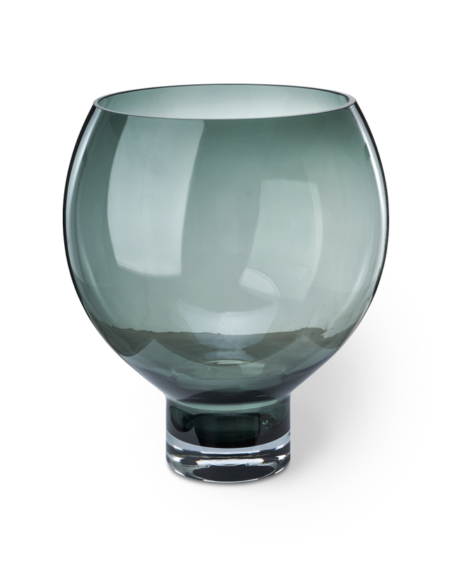 Vase Coupeball smoke, Light grey, large