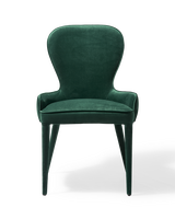 Chair Aunty velvet green, Dark green, small
