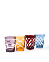 tumbler tubular set 4, Multi-colour, small
