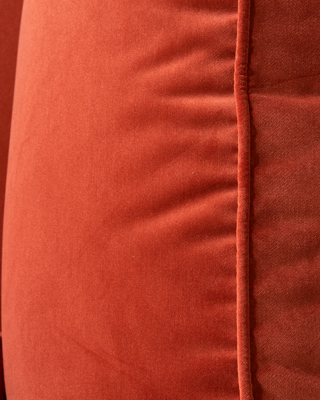 Sofa PPno.2 XL velvet rust, Rust red, large
