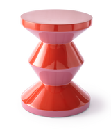 zig zag pink cherry, Coral red, small