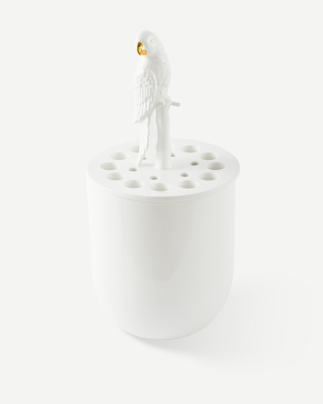 vase bird watching, White, pdp