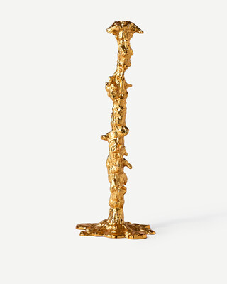 Drip candle holder gold XXL, Gold, medium