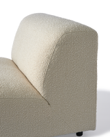 sofa a-round-u 1,5 seat boucle ecru, White, small