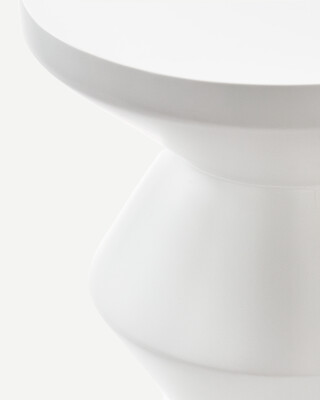 Zig Zag matt white outdoor, White, medium