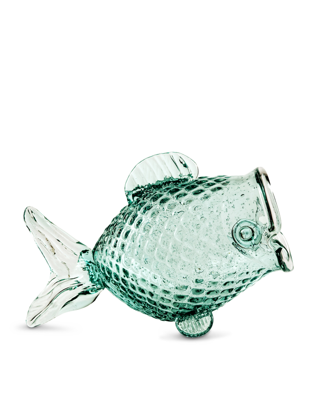 Jar fat fish, Transparant, large