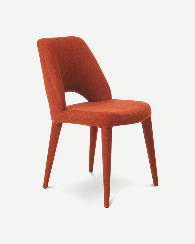 Chair Holy fabric rust, Rust red, pdp