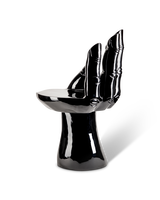 Chair black hand, Black, small