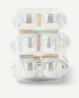 vase bubble white S, White, small