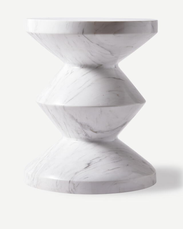 Zig Zag marble dk.green, White, pdp