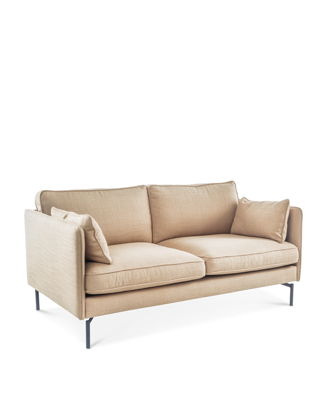 Sofa PPno.2 fabric smooth ochre, Beige, large