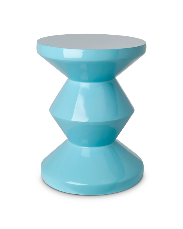 Zig Zag ruby red, light blue, large