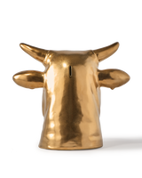 moneybox don't eat me, save me cow, Gold, small