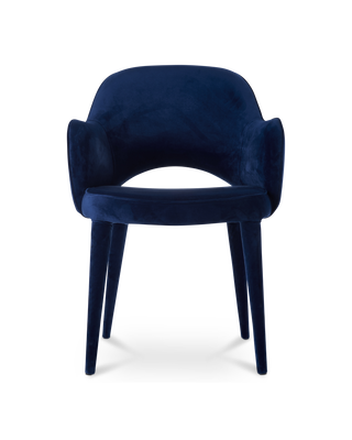 Chair arms Cosy velvet blue, Dark blue, medium