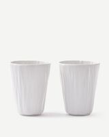 latte cups packed set 2, White, small