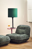 lamp base twister pink, Black, small