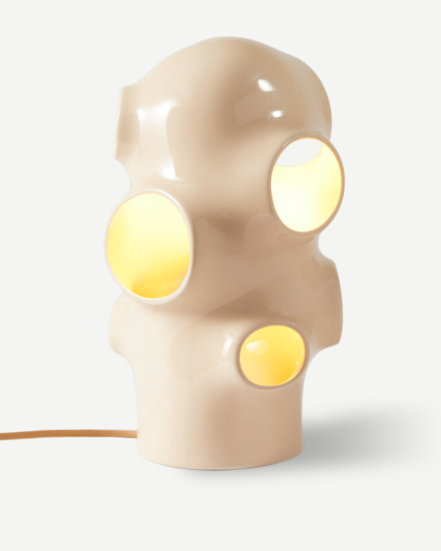 table lamp bulle beige, Beige, pdp