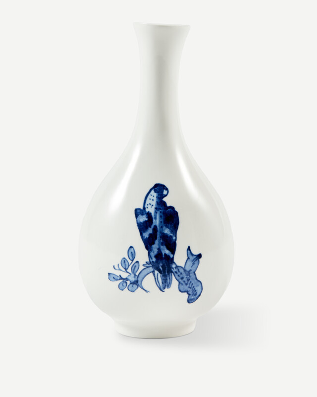 vase small bird orange, Yellow, pdp