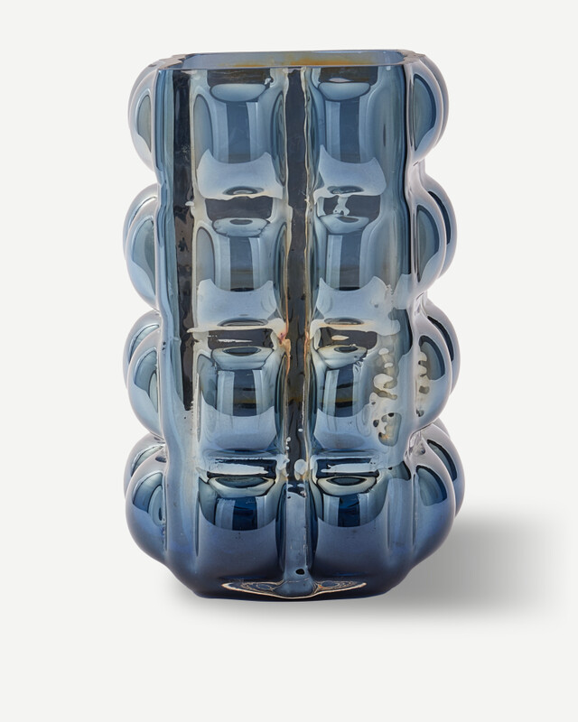 vase bubble white L, Dark blue, pdp
