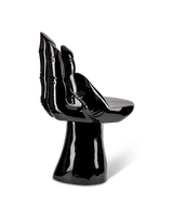 Chair black hand, Black, small