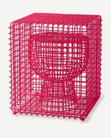 tip tap wire silver, light pink, small