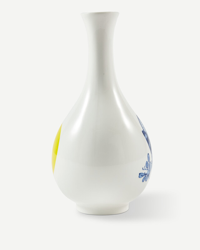 vase small bird orange, Yellow, pdp