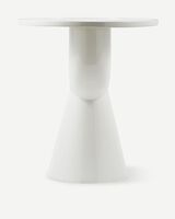 side table anish copper, White, small