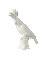 Statue cockatoo white, White, small