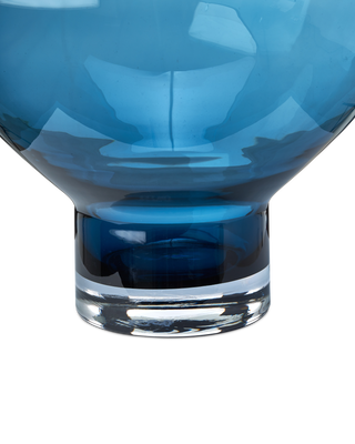 Vase Coupeball navy, Dark blue, medium