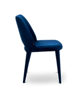 Chair Holy velvet beige, Dark blue, small