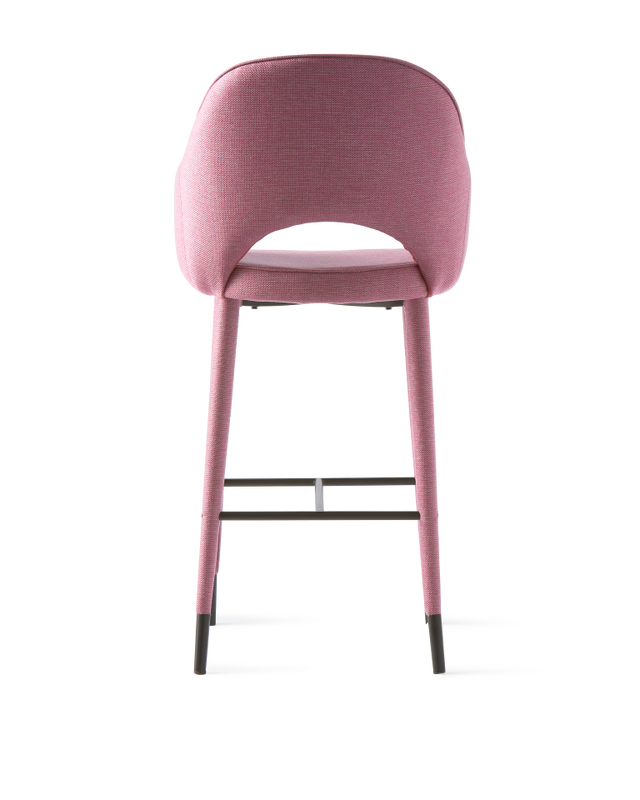barstool arms cosy orange, light pink, large