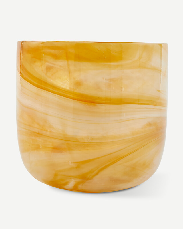 vase marbled glass beige S, Beige, pdp