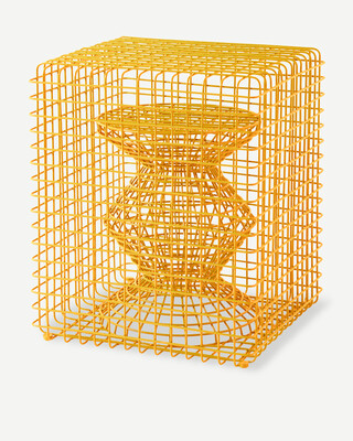 Wire Zig Zag Stool