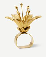 napkin holder lilly set2, Gold, small