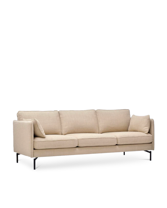 Sofa PPno.2 XL fabric smooth dark grey, Beige, large