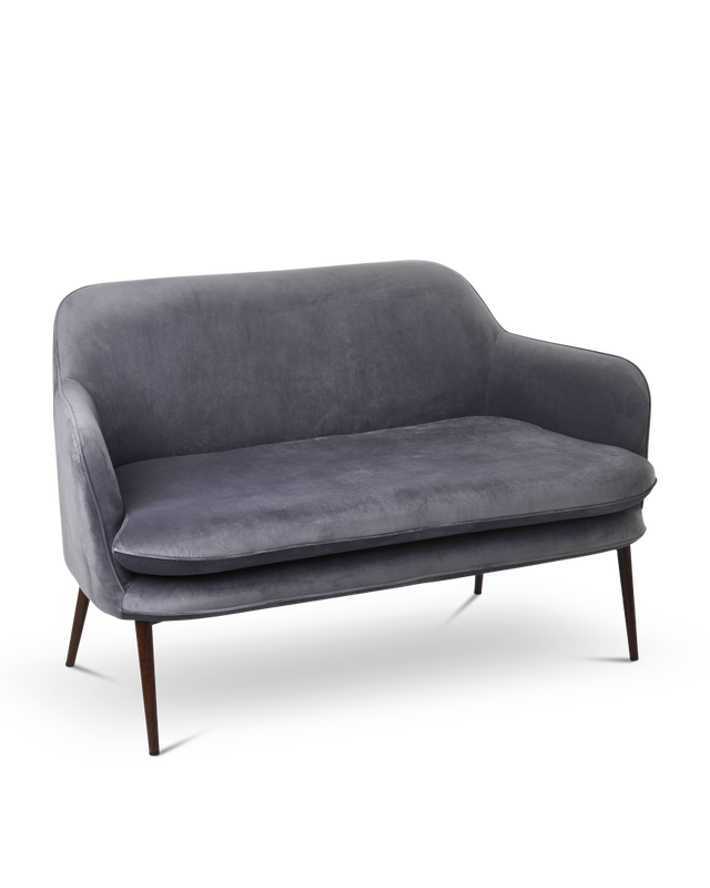 Sofa Charmy velvet blue, Light grey, large