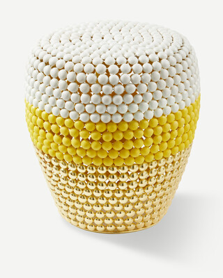 Striped Dot Stool