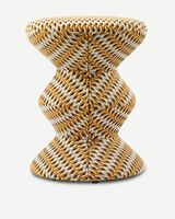 zig zag soft geo ochre, Ochre, small