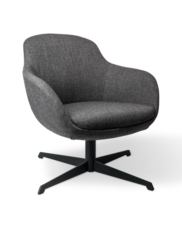 Swivel chair Spock pink, Light grey, large