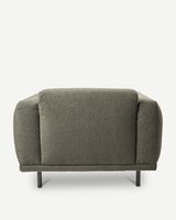 Fauteuil Teddy olive, Olive green, small