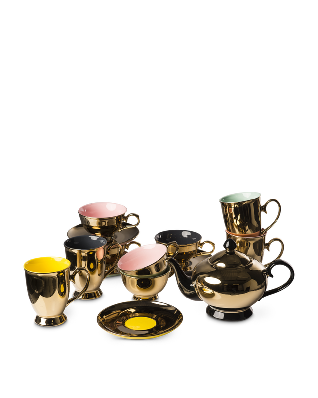 Mugs Legacy gold set 4, Multi-colour, large